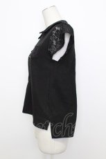 画像3: axes femme / 刺繍入りポロシャツ M アイボリー T-26-03-23-043-AX-TO-SA-ZT652 (3)