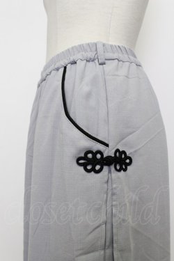 画像4: axes femme POETIQUE / ラップデザインチャイナパンツ M グレー T-26-03-23-044-AX-PA-SA-ZT