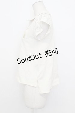 画像3: axes femme / 刺繍入りポロシャツ M ブラック T-26-03-23-004-AX-TO-SA-ZT