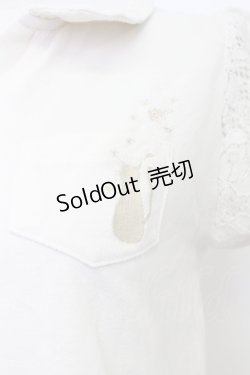 画像4: axes femme / 刺繍入りポロシャツ M ブラック T-26-03-23-004-AX-TO-SA-ZT