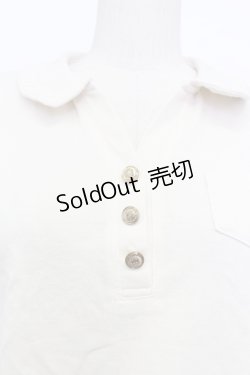 画像5: axes femme / 刺繍入りポロシャツ M ブラック T-26-03-23-004-AX-TO-SA-ZT