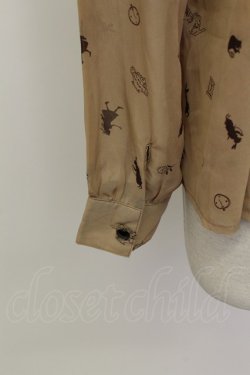 画像3: LOLITAその他(お買取対象外) / アリス風総柄ブラウス  ブラウン T-26-03-23-014-LO-BL-SA-ZT