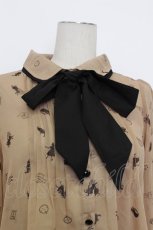 画像5: LOLITAその他(お買取対象外) / アリス風総柄ブラウス  ブラウン T-26-03-23-014-LO-BL-SA-ZT652 (5)