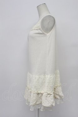 画像3: axes femme / 多種レース使いインナーワンピース M キナリ T-26-03-23-002-AX-OP-SA-ZT