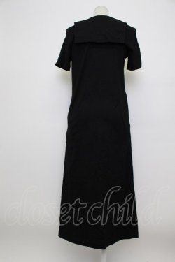 画像2: PINK HOUSE / セーラーカットソーワンピース  ブラック T-26-03-23-019-LO-TO-SA-ZT