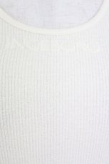 画像3: INGEBORG / リブ刺繍ロゴ半袖トップス  アイボリー T-26-03-24-003-LO-TO-SA-ZT653 (3)