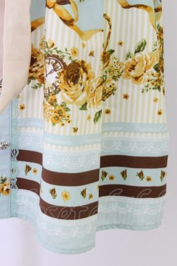 画像4: axes femme / フローラルメルヘン柄ワンピース M サックス T-26-03-24-029-AX-OP-SA-ZT