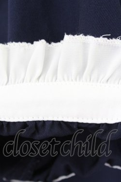 画像4: Amavel / 半袖チャイナワンピース  紺Ｘ白 T-26-03-24-032-CA-OP-SA-ZT