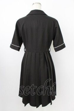 画像2: EATME / バイカラープリーツワンピース S 黒 T-26-03-24-034-LO-OP-SA-ZT