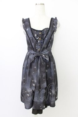 画像1: axes femme / ロマンティック星空ワンピース M ネイビー T-26-03-24-035-AX-OP-SA-ZT