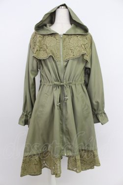 画像1: axes femme / スプリングモッズコート  カーキ T-26-03-24-039-AX-CO-SA-ZT