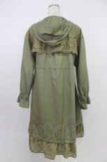 画像2: axes femme / スプリングモッズコート  カーキ T-26-03-24-039-AX-CO-SA-ZT653 (2)