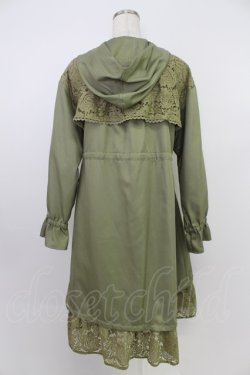 画像2: axes femme / スプリングモッズコート  カーキ T-26-03-24-039-AX-CO-SA-ZT