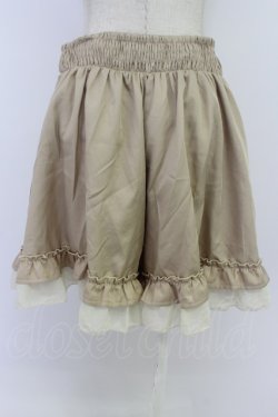 画像2: axes femme / ウエスト刺繍キュロットスカート M ベージュ T-26-03-24-041-AX-SK-SA-ZT