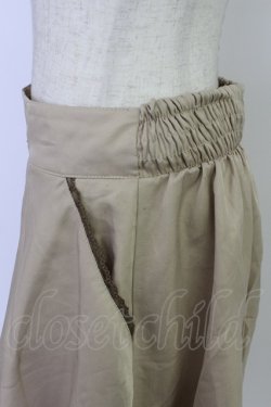 画像3: axes femme / ウエスト刺繍キュロットスカート M ベージュ T-26-03-24-041-AX-SK-SA-ZT
