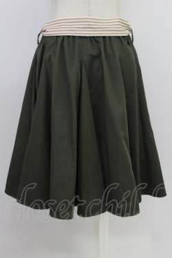 画像2: axes femme / 裾フリルスカート M グリーン T-26-03-24-043-AX-SK-SA-ZT