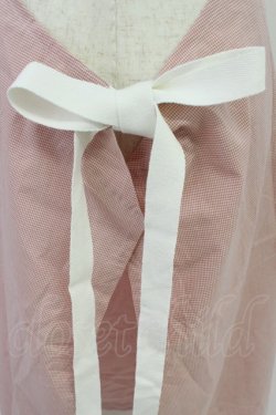 画像4: INGEBORG / ギンガムエプロン  ピンク T-26-03-24-045-LO-ZA-SA-ZT