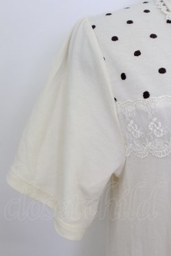 画像4: axes femme / 襟刺繍ポロシャツ M キナリ T-26-03-24-006-AX-TO-SA-ZT