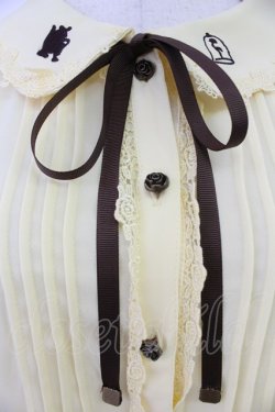 画像3: axes femme / クラシックローズ刺繍入りブラウス  イエロー T-26-03-24-009-AX-TO-SA-ZT