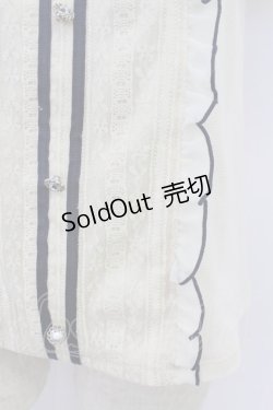 画像4: axes femme POETIQUE / セーラー風半袖トップス  アイボリーＸネイビー T-26-03-24-001-AX-TO-SA-ZT