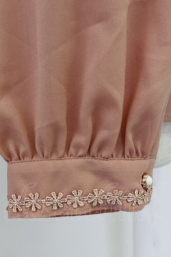 画像4: axes femme / レース襟刺繍ブラウス  ピンク T-26-03-24-010-AX-BL-SA-ZT