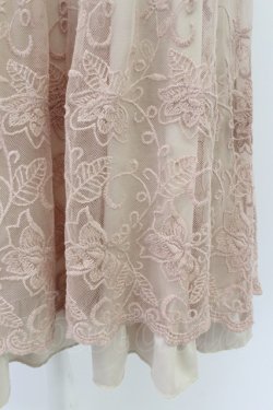 画像5: axes femme / チュールレースカットチュニ M ピンク T-26-03-24-011-AX-OP-SA-ZT