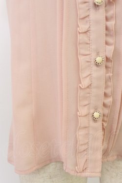 画像4: axes femme / フェミニンラッフルブラウス  ピンク T-26-03-24-014-AX-BL-SA-ZT