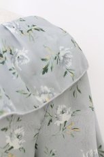 画像4: axes femme / レース切り替え花柄チュニック  グレー T-26-03-24-017-AX-TO-SA-ZT653 (4)