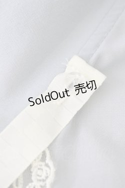 画像3: axes femme POETIQUE / リボン刺繍襟半袖ブラウス  サックス T-26-03-24-019-AX-BL-SA-ZT