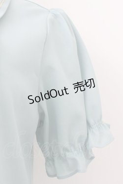 画像4: axes femme POETIQUE / ブック刺繍ブラウス  サックス T-26-03-24-020-AX-BL-SA-ZT