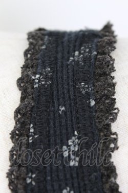 画像4: MILK / 花柄ワッフル地プリントノースリーブトップス  ブラック T-26-03-25-025-ML-TO-SA-ZT