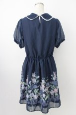 画像2: axes femme POETIQUE / 油絵風パネル花柄ワンピース M コン T-26-03-25-028-AX-OP-SA-ZH (2)