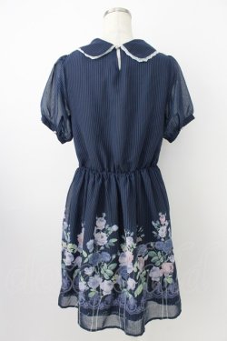 画像2: axes femme POETIQUE / 油絵風パネル花柄ワンピース M コン T-26-03-25-028-AX-OP-SA-ZT