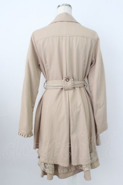 画像2: axes femme / スリットトレンチコート M ベージュ T-26-03-25-029-AX-CO-SA-ZT