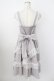 画像2: axes femme / プチリボンジャンパースカート  グレー T-26-03-25-035-0-OP-SA-ZT (2)