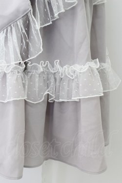 画像4: axes femme / プチリボンジャンパースカート  グレー T-26-03-25-035-0-OP-SA-ZT