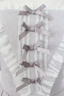 画像6: axes femme / プチリボンジャンパースカート  グレー T-26-03-25-035-0-OP-SA-ZT