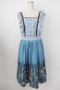 axes femme POETIQUE / ふしぎの国のアリス/ワンピース M ブルー T-26-03-25-036-AX-OP-SA-ZT