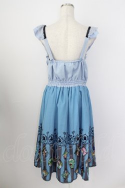 画像2: axes femme POETIQUE / ふしぎの国のアリス/ワンピース M ブルー T-26-03-25-036-AX-OP-SA-ZT