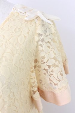 画像3: axes femme / レース半袖カットソー  アイボリー T-26-03-25-004-AX-TO-SA-ZT