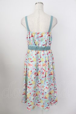 画像2: axes femme POETIQUE / フルーツパンチキャミワンピース  サックス T-26-03-25-037-AX-OP-SA-ZT