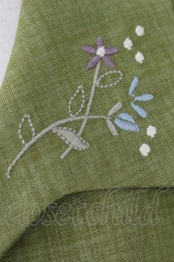 画像3: an another angelus / 花刺繍変形開衿ワンピース  カーキ T-26-03-25-039-CA-OP-SA-ZT