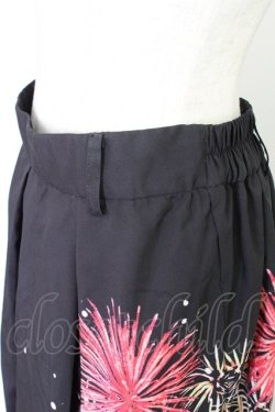 画像4: axes femme / 花火柄タックスカート  ネイビー T-26-03-25-045-AX-SK-SA-ZT