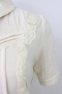 画像4: axes femme / タイ付きブラウス風プルオーバー M キナリ T-26-03-25-005-AX-TO-SA-ZT