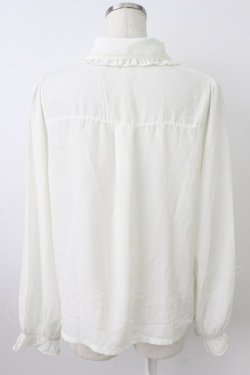 画像2: axes femme POETIQUE / ロザリウムフリルブラウス M キナリ T-26-03-25-007-AX-BL-SA-ZT