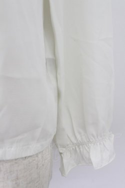 画像3: axes femme POETIQUE / ロザリウムフリルブラウス M キナリ T-26-03-25-007-AX-BL-SA-ZT