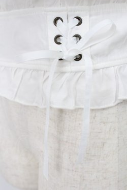 画像3: axes femme POETIQUE / バラ刺繍オフショルブラウス M ホワイト T-26-03-25-001-AX-BL-SA-ZT