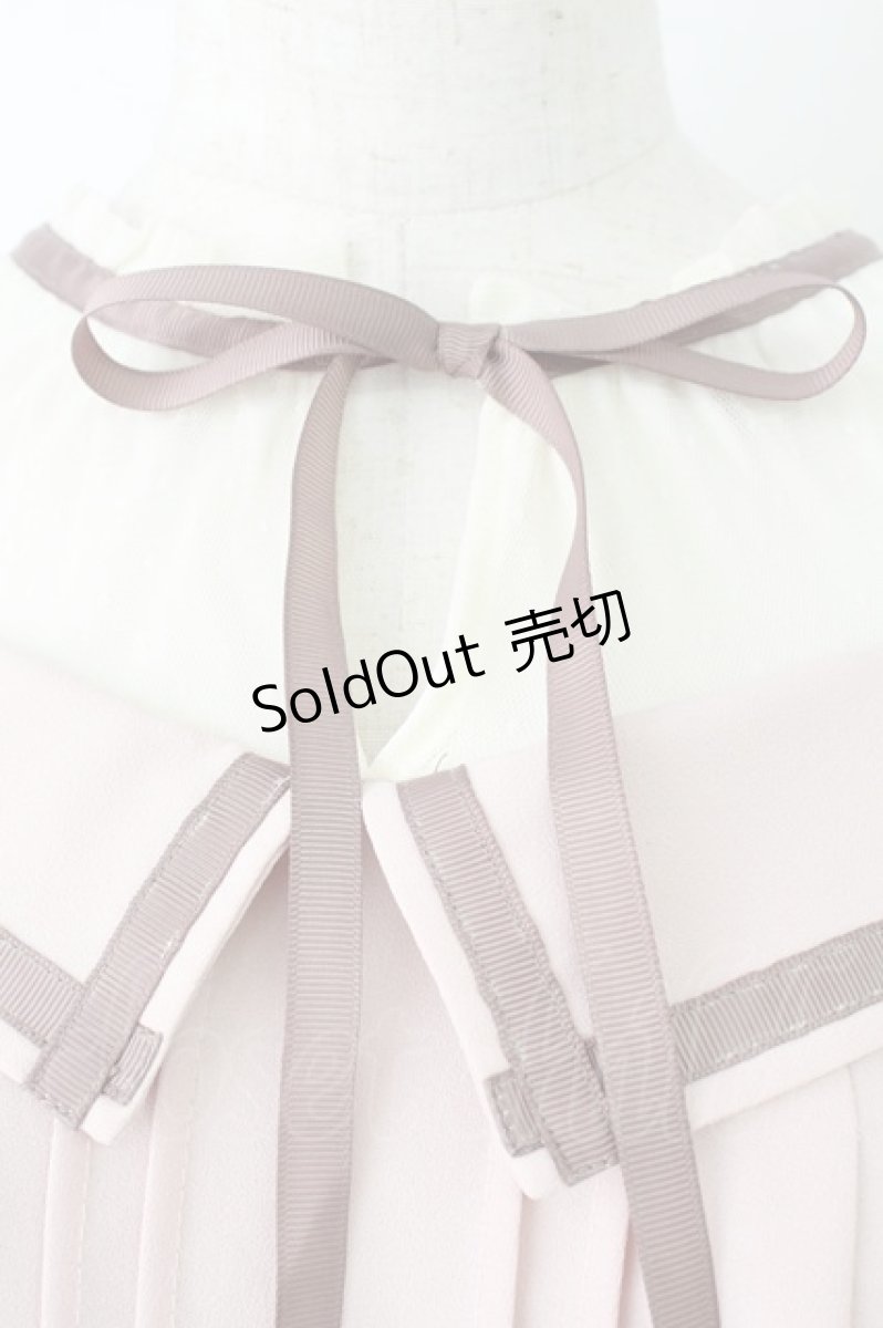 画像4: axes femme POETIQUE / チュール切替オフショルトップス M ピンク T-26-03-25-012-AX-TO-SA-ZH (4)