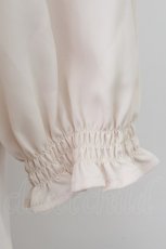 画像4: an another angelus / ダイヤ開きローズ刺繍ブラウス  アイボリーＸ青 T-26-03-25-013-CA-BL-SA-ZT658 (4)