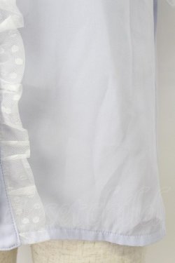 画像5: axes femme kawaii / ドットチュール半袖ブラウス  ラベンダー T-26-03-25-019-AX-BL-SA-ZT